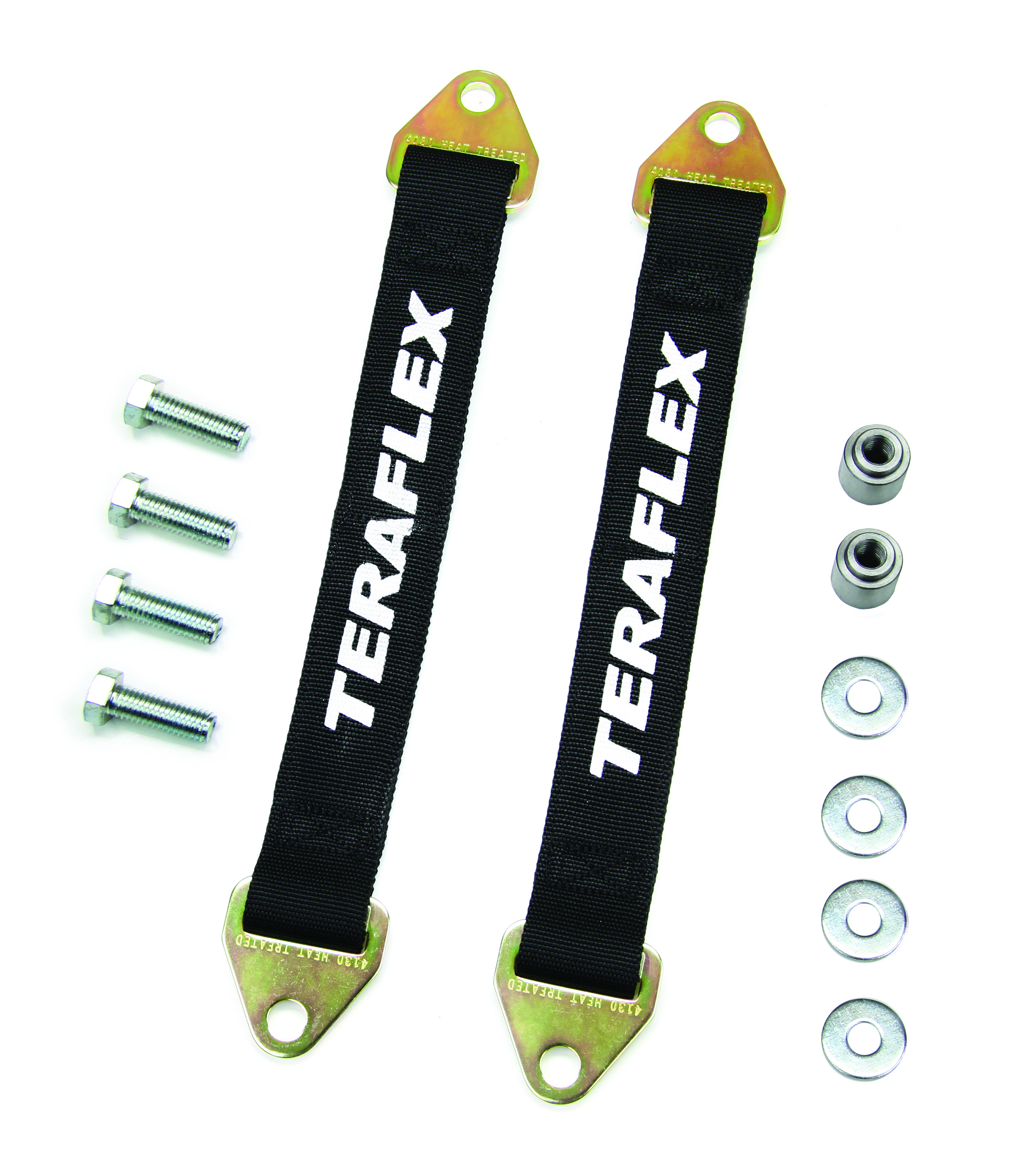 TeraFlex JK: 15.125&quot; Suspension Limit Strap Kit - Front (3-4&quot; Lift)